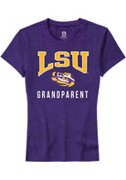 LSU Tigers Womens Purple Grandparent Short Sleeve T-Shirt