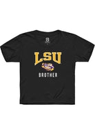 LSU Tigers Youth Black Brother Short Sleeve T-Shirt