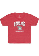 Houston Cougars Youth Red Cross Country Short Sleeve T-Shirt