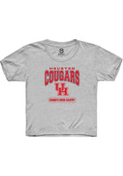 Houston Cougars Youth Grey Women's Cross Country Short Sleeve T-Shirt