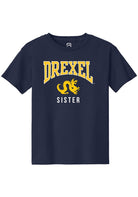 Drexel Dragons Youth Navy Blue Sister Short Sleeve T-Shirt