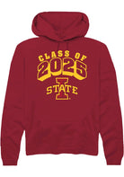 Iowa State Cyclones Mens Cardinal Class of 2025 Long Sleeve Hoodie