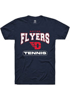 Dayton Flyers Navy Blue Tennis Short Sleeve Fashion T-Shirt