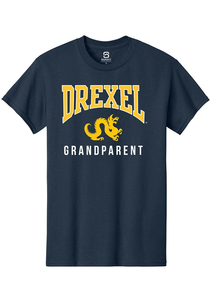 Drexel Dragons Navy Blue Grandparent Short Sleeve T-Shirt