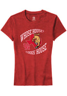 Houston Cougars Womens Red Coog's House Short Sleeve T-Shirt