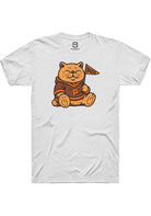 Unisex White Pudge Bear Short Sleeve T-Shirt