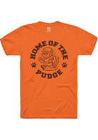 Unisex Orange Home Of The Pudge Angry Short Sleeve T-Shirt