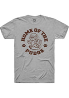 Unisex Sport Grey Home Of The Pudge Angry Short Sleeve T-Shirt