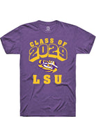 LSU Tigers Purple Class of 2029 Short Sleeve T-Shirt