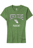 North Texas Mean Green Womens Kelly Green Parent Short Sleeve T-Shirt