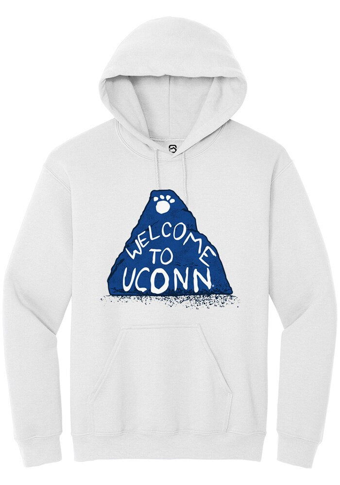 UConn Huskies Unisex Welcome to UConn White Hoodie