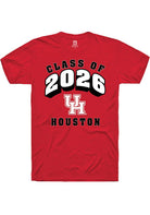 Houston Cougars Red Class of 2026 Short Sleeve T-Shirt