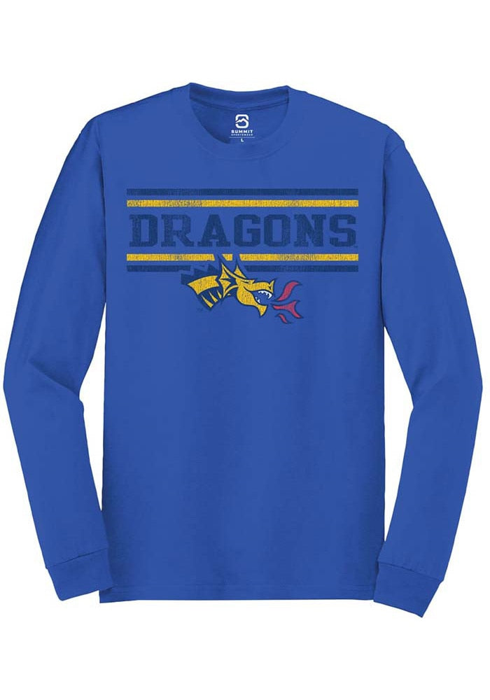 Drexel Dragons Blue Bars Long Sleeve T-Shirt