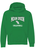 North Texas Mean Green Youth Kelly Green Volleyball Long Sleeve Hoodie