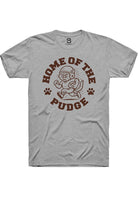 Unisex Sport Grey Home Of The Pudge Happy Short Sleeve T-Shirt