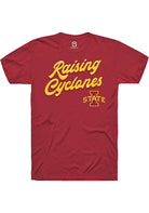 Iowa State Cyclones Cardinal RAISING MASCOTS Short Sleeve T-Shirt