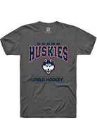 UConn Huskies Unisex Field Hockey Charcoal Short Sleeve T-Shirt