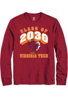 Virginia Tech Hokies Maroon Class of 2030 Long Sleeve T-Shirt