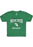 North Texas Mean Green Youth Kelly Green Cross Country Short Sleeve T-Shirt