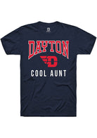 Dayton Flyers Navy Blue Cool Aunt Short Sleeve Fashion T-Shirt