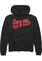 Houston Cougars Mens Black Tail Long Sleeve Hoodie