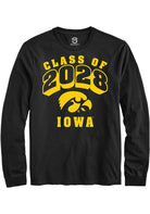 Iowa Hawkeyes Black Class of 2028 Long Sleeve T-Shirt
