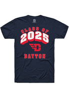 Dayton Flyers Navy Blue Class of 2025 Short Sleeve T-Shirt
