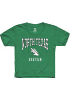 North Texas Mean Green Youth Kelly Green Sister Short Sleeve T-Shirt