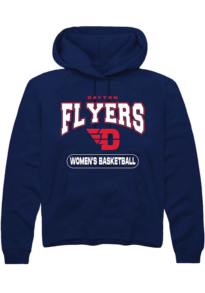 Dayton Flyers Mens Navy Blue Women's Basketball Long Sleeve Hoodie