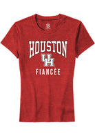 Houston Cougars Womens Red Fiancée Short Sleeve T-Shirt
