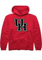Houston Cougars Boys Red Primary Logo Hoodie