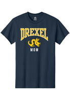 Drexel Dragons Navy Blue Mom Short Sleeve T-Shirt
