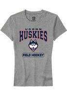 UConn Huskies Womens Field Hockey Heather Grey Short Sleeve T-Shirt
