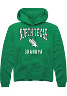 North Texas Mean Green Mens Kelly Green Grandpa Long Sleeve Hoodie