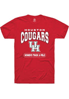 Houston Cougars Red Women's Track & Field Short Sleeve T-Shirt
