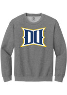 Drexel Dragons Mens Graphite Alt Logo Long Sleeve Crew Sweatshirt