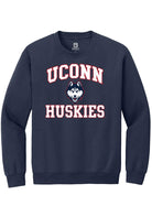 UConn Huskies Unisex No 1 Navy Crew Sweatshirt