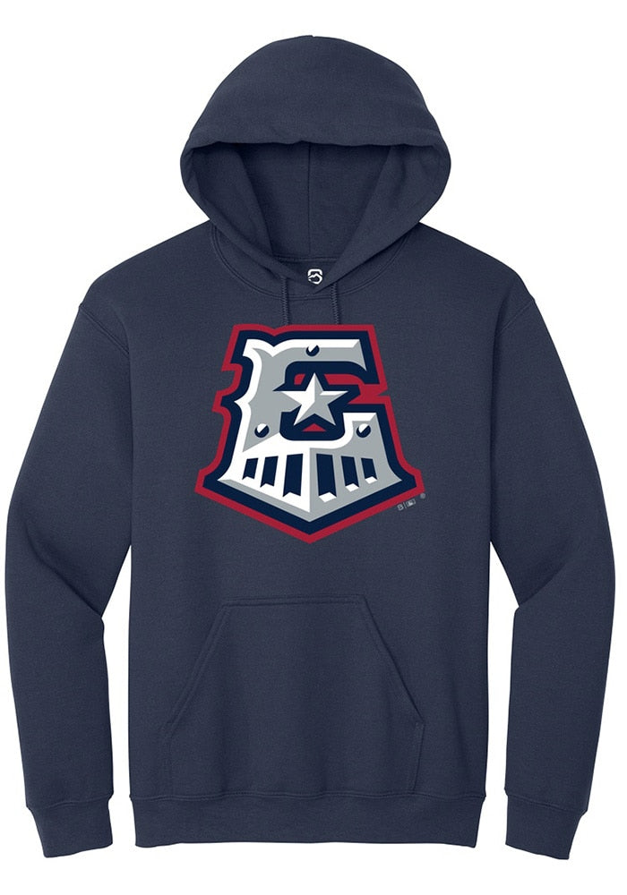 Round Rock Express Unisex Navy Primary Logo Unisex Hoodie