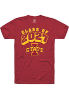 Iowa State Cyclones Cardinal Class of 2027 Short Sleeve T-Shirt