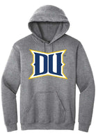 Drexel Dragons Mens Graphite Alt Logo Long Sleeve Hoodie