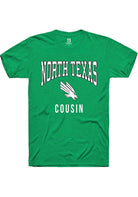 North Texas Mean Green Kelly Green Cousin Short Sleeve T-Shirt