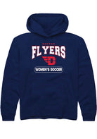 Dayton Flyers Youth Navy Blue Women's Soccer Long Sleeve Hoodie