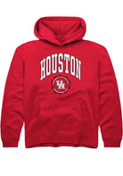 Houston Cougars Boys Red Arch Seal Hoodie