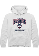 UConn Huskies Youth Mens Track & Field White Hoodie