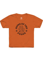 Youth Orange Home Of The Pudge Angry Short Sleeve T-Shirt