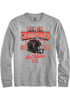 Texas Tech Red Raiders Unisex Sport Grey 2025 Big 12 Football Champions Long Sleeve T-Shirt