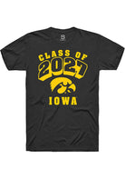 Iowa Hawkeyes Black Class of 2027 Short Sleeve T-Shirt