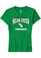North Texas Mean Green Womens Kelly Green Tennis Short Sleeve T-Shirt