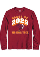 Virginia Tech Hokies Maroon Class of 2029 Long Sleeve T-Shirt