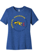 Drexel Dragons Womens Blue Circle Short Sleeve T-Shirt